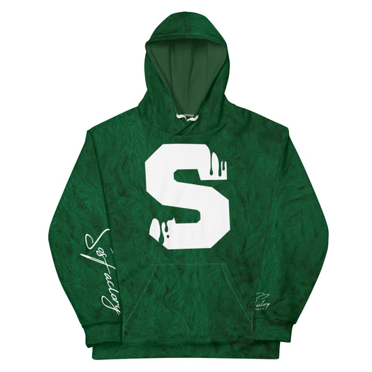 Sos Factory Premium Unisex Hoodie - Collard Green