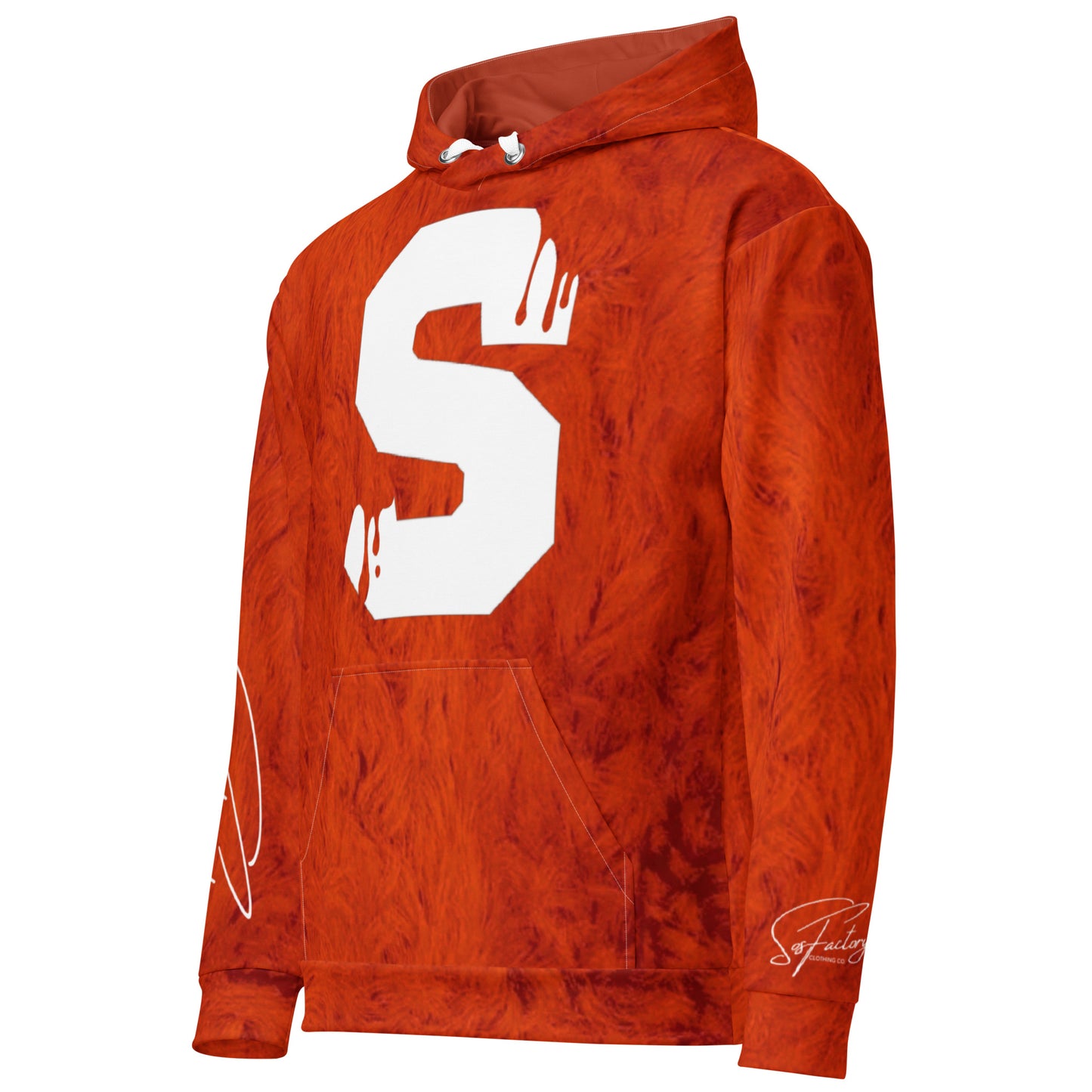 Sos Factory Premium Unisex Hoodie - Blood Orange