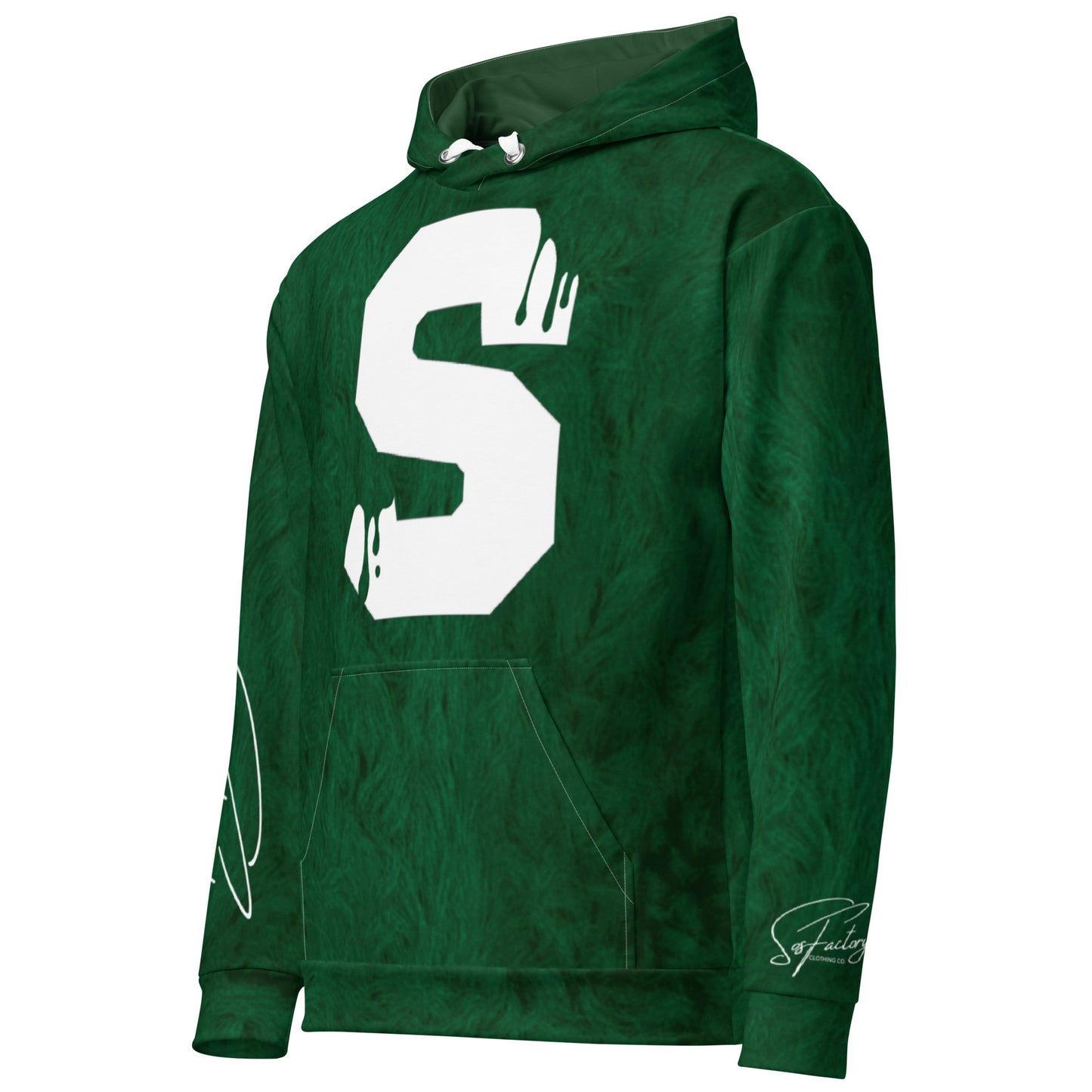 Sos Factory Premium Unisex Hoodie - Collard Green