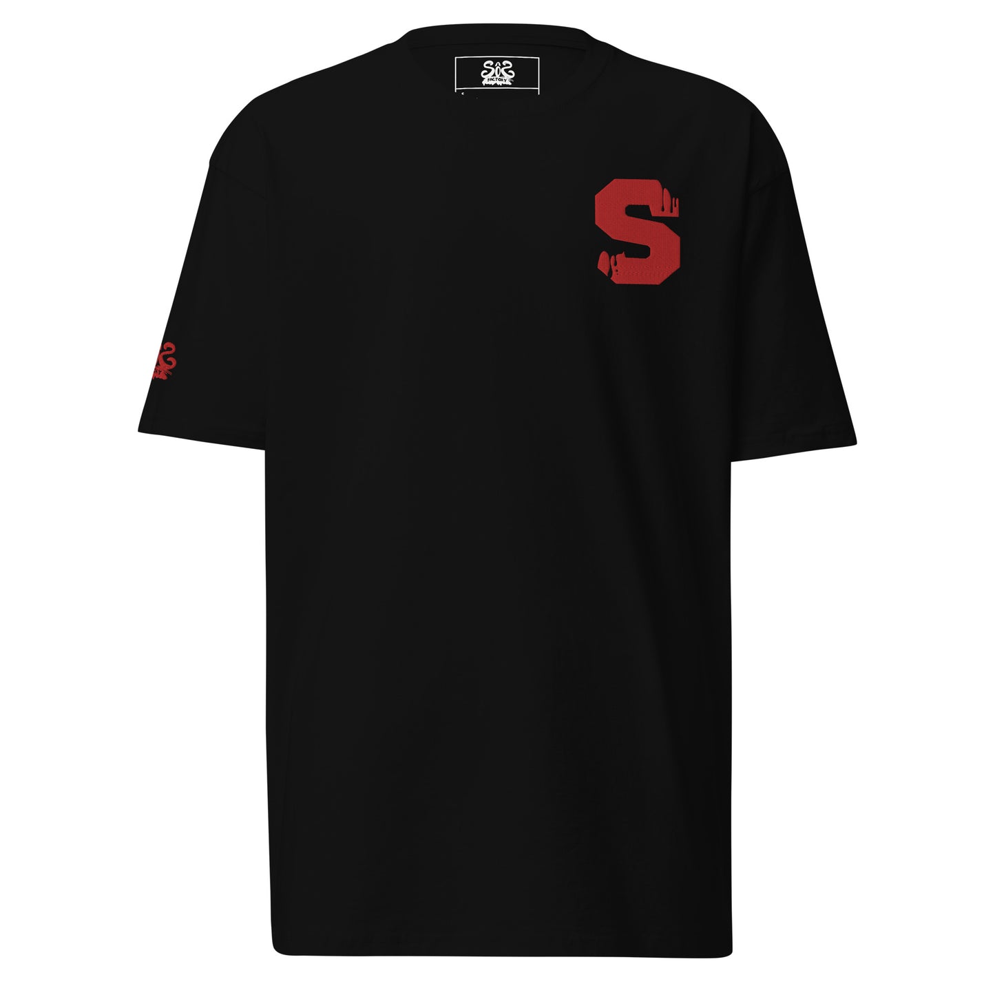 Sos Factory "S" Men’s premium heavyweight T-Shirt