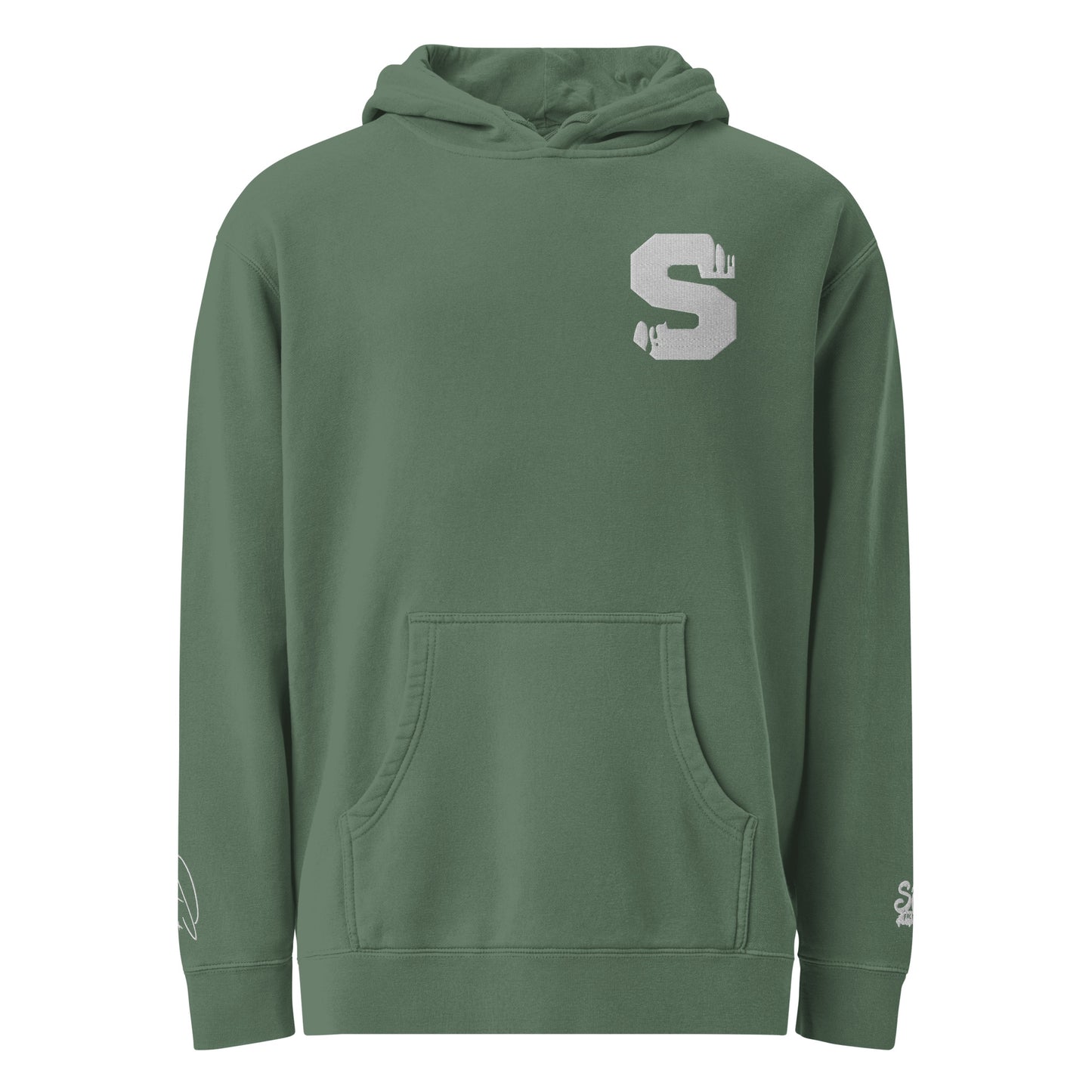 Sos Factory "Sos Club" Unisex pigment-dyed hoodie (1)