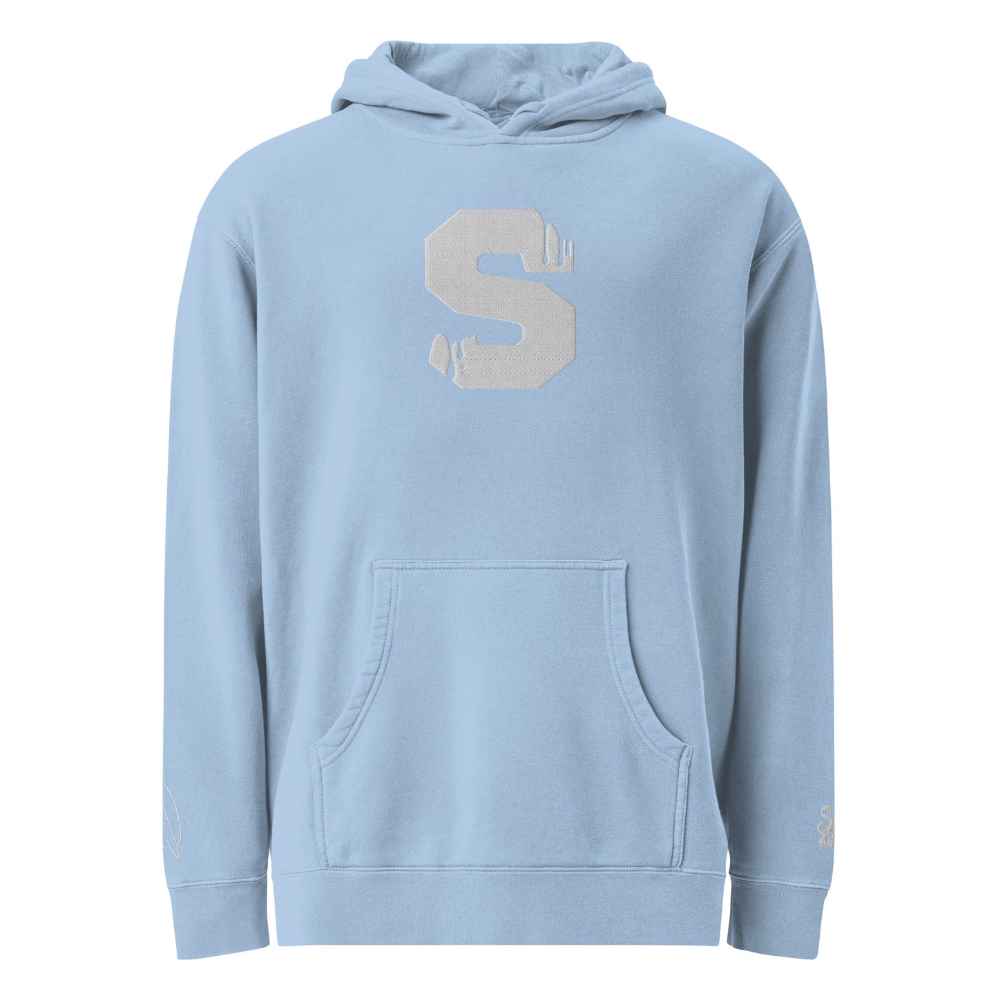 Sos Factory "Sos Club" Unisex pigment-dyed hoodie - Alt (1)