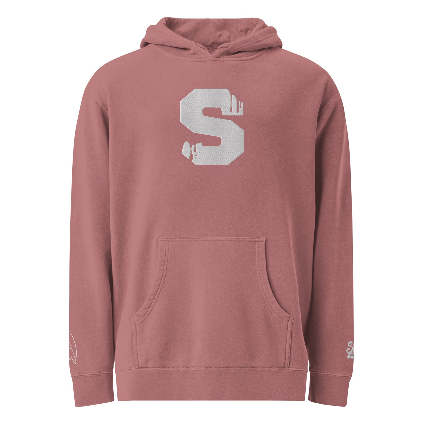 Sos Factory "Sos Club" Unisex pigment-dyed hoodie - Alt (1)