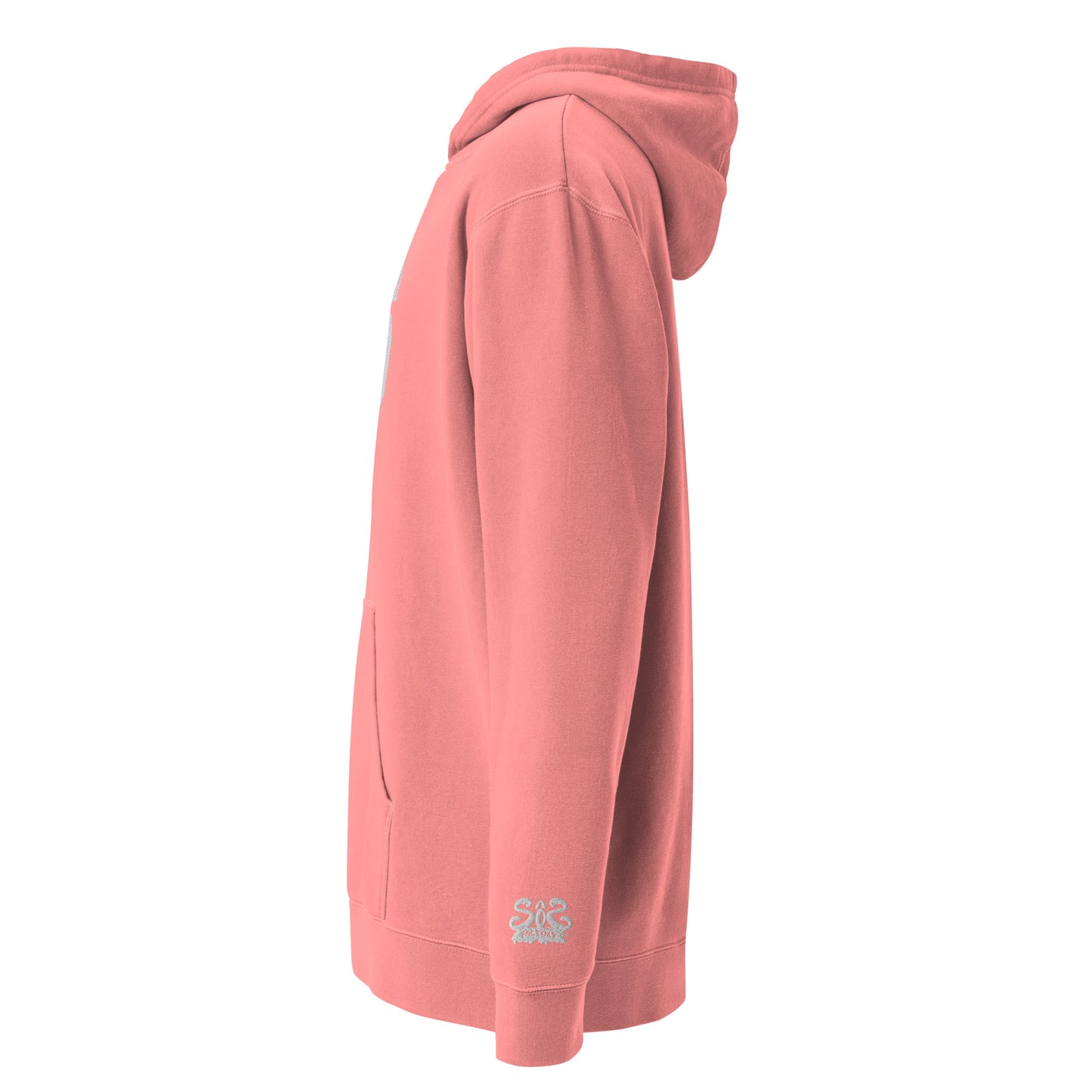 Sos Factory "Sos Club" Unisex pigment-dyed hoodie - Alt (1)