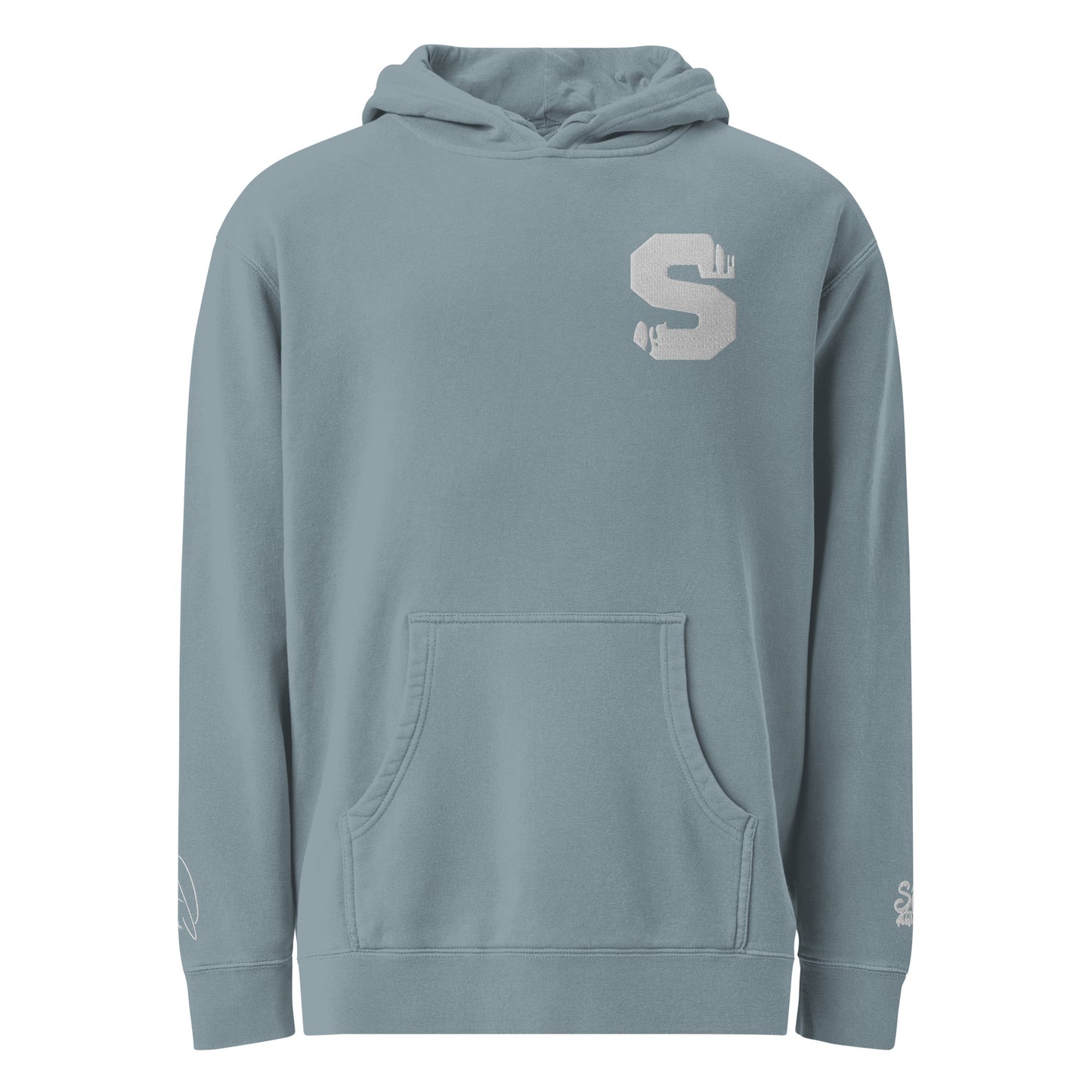 Sos Factory "Sos Club" Unisex pigment-dyed hoodie (1)