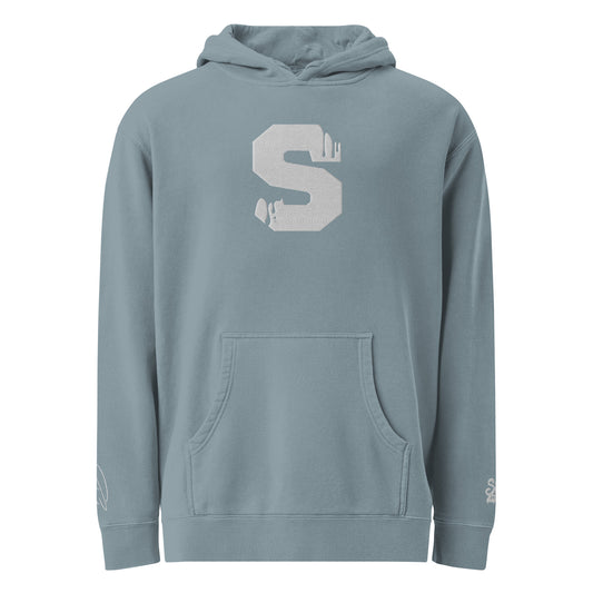 Sos Factory "Sos Club" Unisex pigment-dyed hoodie - Alt (1)