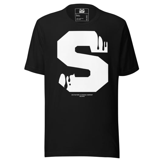 Sos Factory “S” Unisex T-shirt - Nutrition Facts