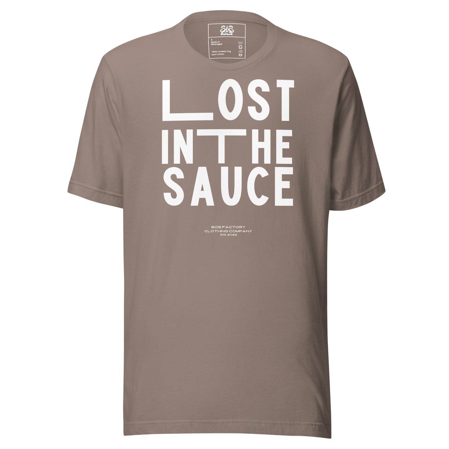 Sos Factory "Lost in the Sauce" Unisex t-shirt