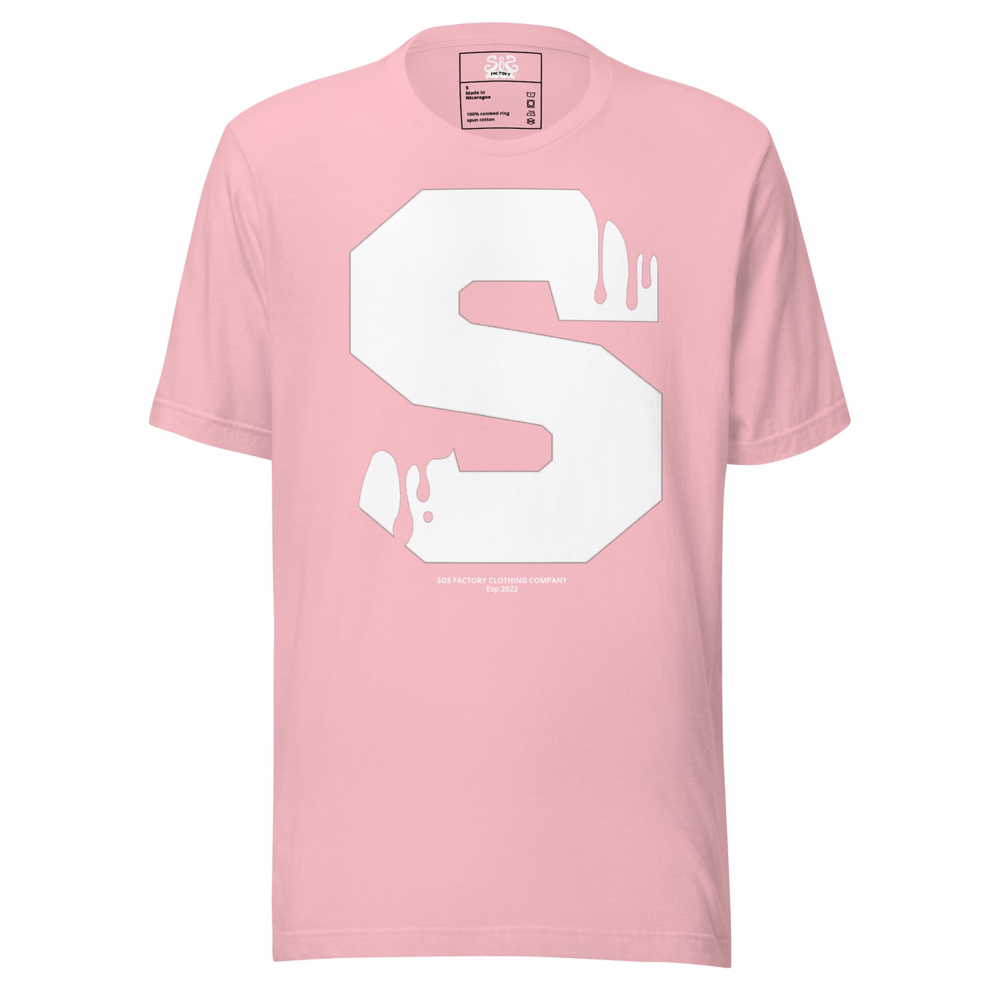 Sos Factory “S” Unisex T-shirt - Nutrition Facts