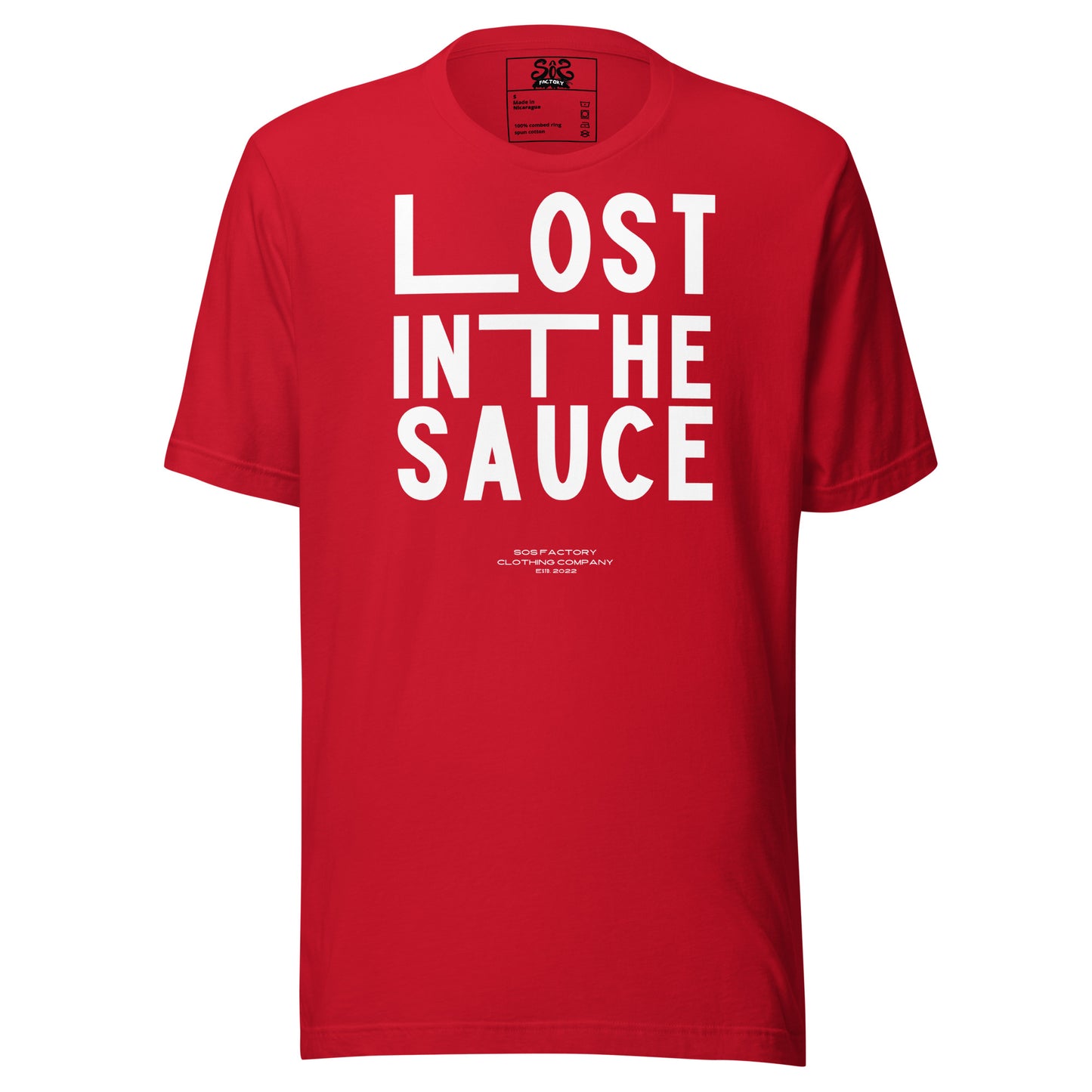 Sos Factory "Lost in the Sauce" Unisex t-shirt